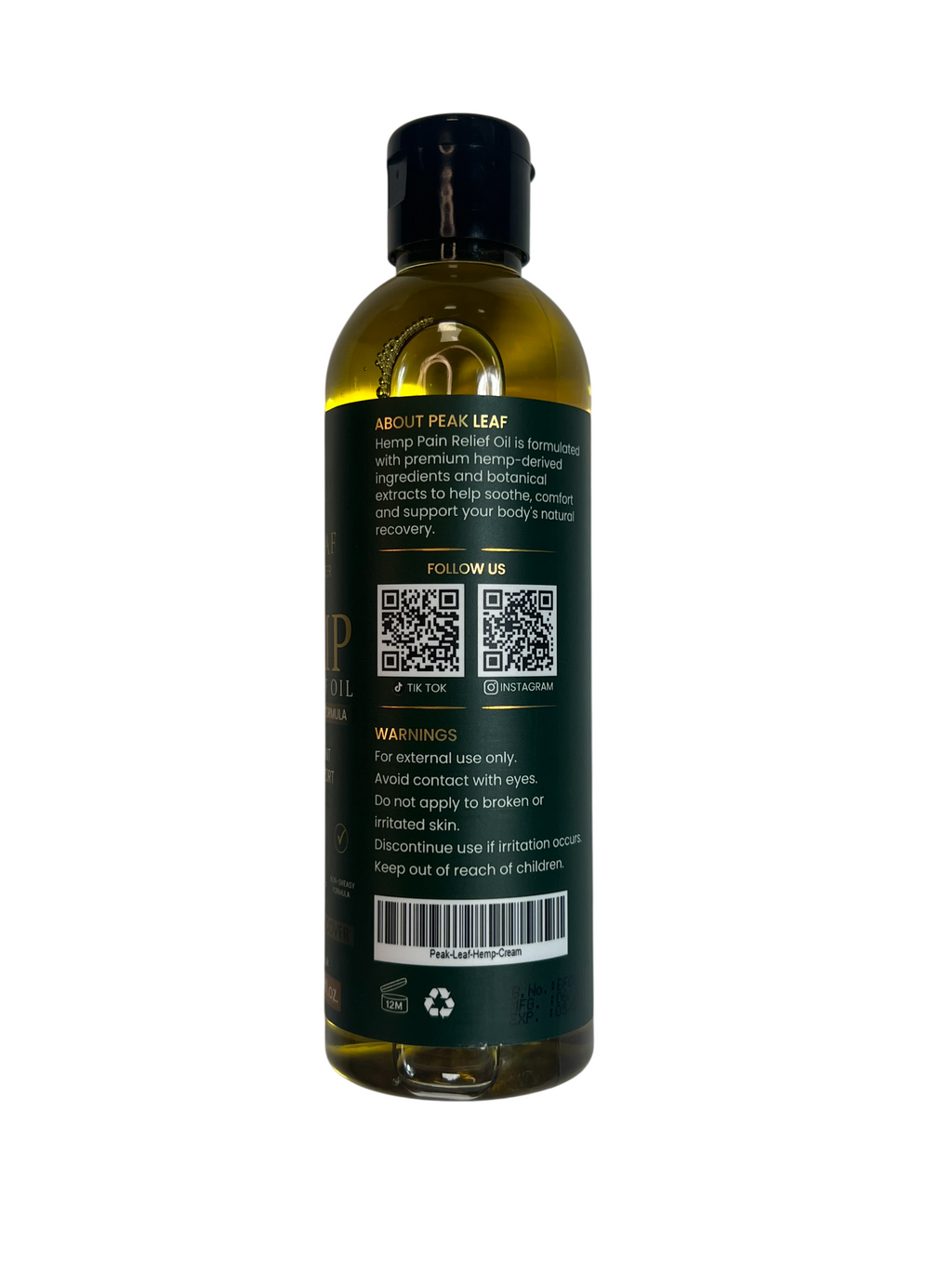 Fast Absorbing Hemp Pain Relief Oil