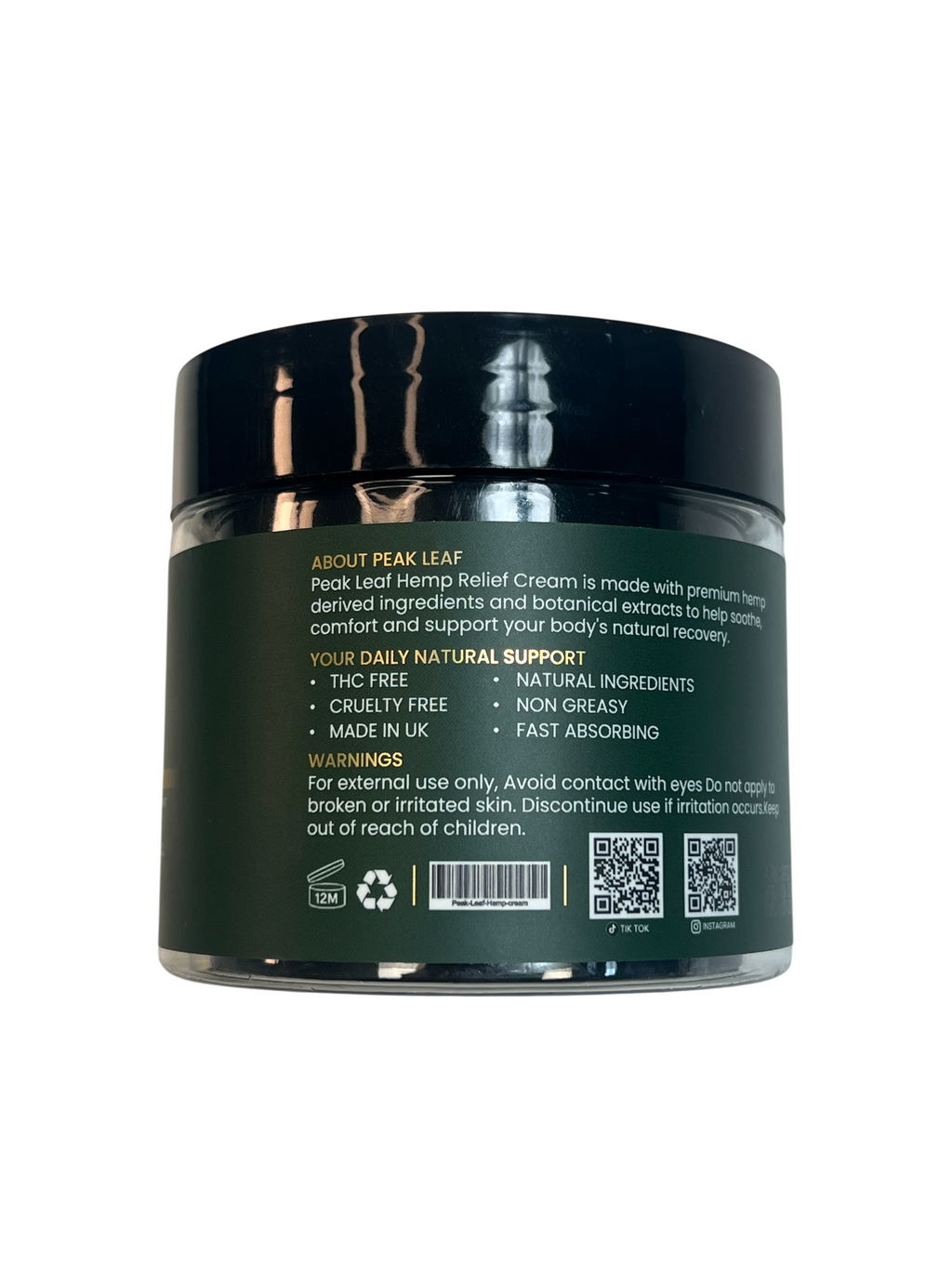 Fast Absorbing Hemp Pain Relief Cream